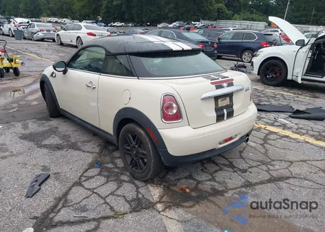 2013 Mini Coupe Cooper из США, поврежденный, VIN WMWSX1C52DT507775